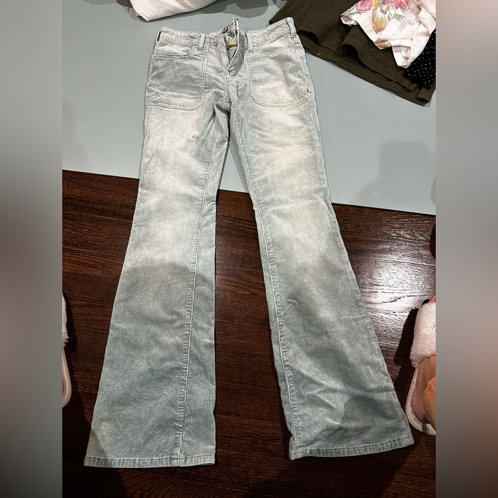 Corduroy Bootleg Pants.